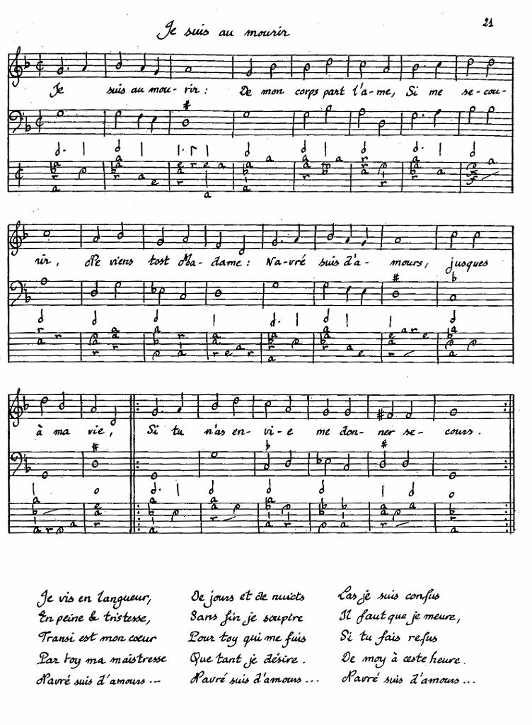 vol_31.jpg - Volume 31 : Chansons de Jehan Chardavoine (1576), pour voix et luth