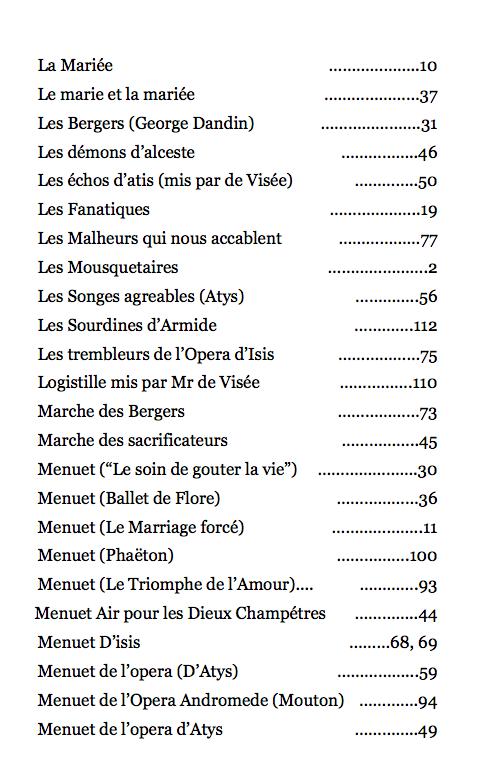 vol_54_index3.tiff - Volume 54 : Jean-Baptiste Lully : Transcriptions pour luth, théorbe et guitare baroque