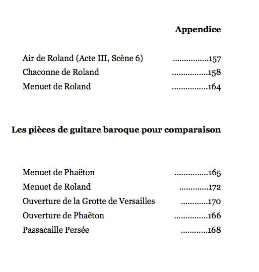 vol_54_index5.tiff - Volume 54 : Jean-Baptiste Lully : Transcriptions pour luth, théorbe et guitare baroque