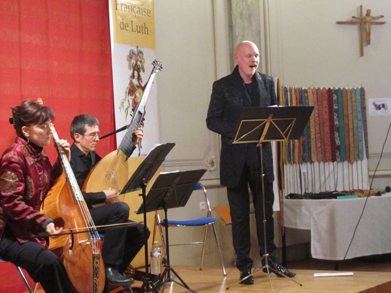 11081413_811547285547440_7670776588711825976_n.jpg - Ensemble La Rêveuse : Dowland, Lawes, Purcell. Jeffrey Thompson, ténor - Florence Bolton, dessus et basse de viole - Benjamin Perrot, luth, théorbe et guitare baroque