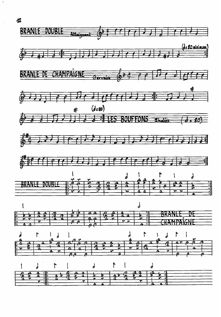 vol_03.jpg - Volume 3 : Trente pièces de la renaissance pour un instrument mélodique et luth 6 chœurs