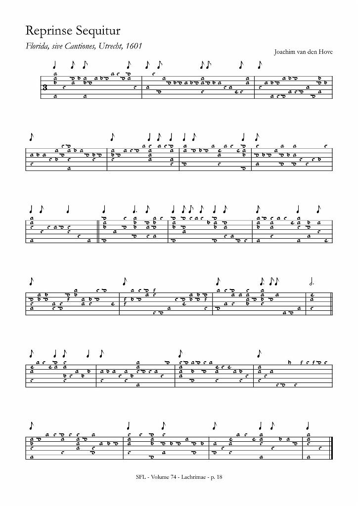vol_74_extrait_2.jpg - Volume 74Les Larmes de Dowland (1563-1626) pour le 400e anniversaire de sa mortFlow my teares chant et luth - Pavanes et Gaillardes Lachrimae pour luth seulSélection & Édition de Pierre-Baptiste Brioude